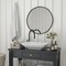 Flash Furniture 30" Round Black Metal Framed Accent Wall Mirror HFKHD-0GD-CRE8-812315-GG - alternate 7